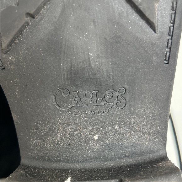 Carlos Santana Black Lace-Up Women’s Boots - Picture 7 of 8